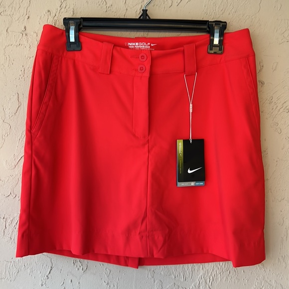 Nike pro tennis golf skort size 6 coral, orange, blue navy blue 6 pairs - Picture 4 of 8